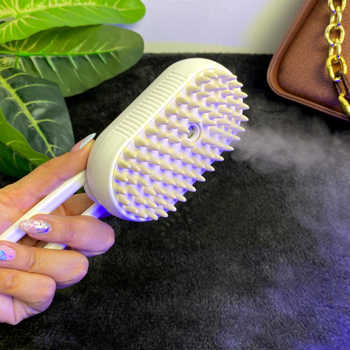 Cepillo Vaporizador Quita Pelos